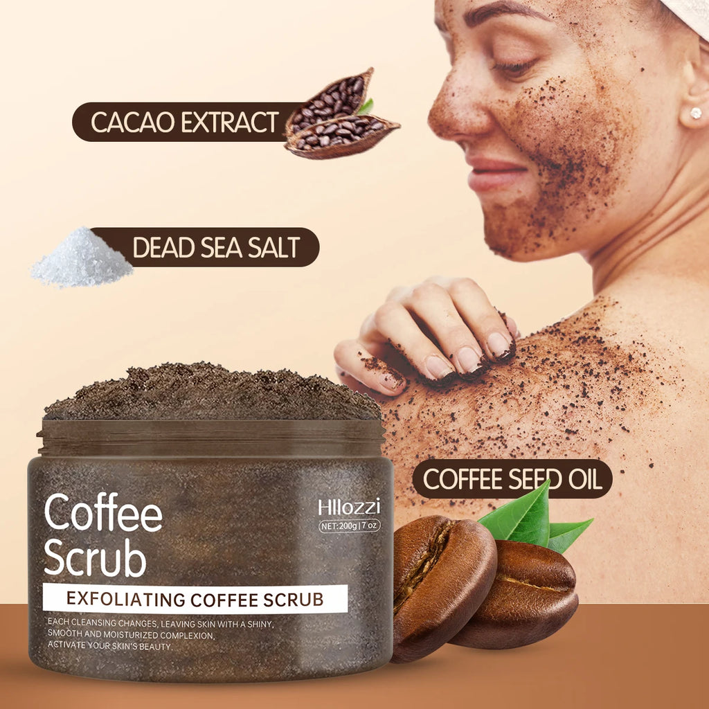 Coffee Body Scrub for Deep Exfoliation and Pore Cleansing - 250ml Scrubs Treatments Tidesmit