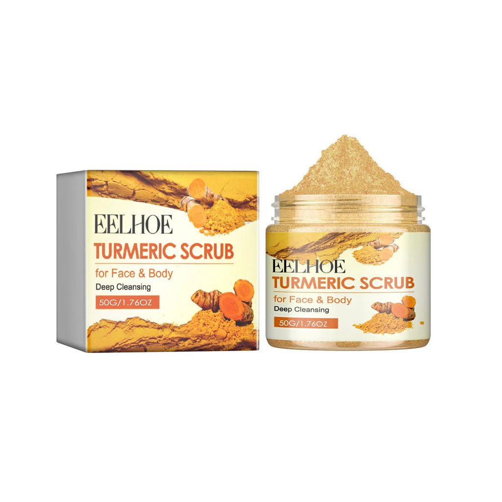 Turmeric Face and Body Scrub for Brightening and Softening | 50g Scrubs Treatments 50g boxed Tidesmit