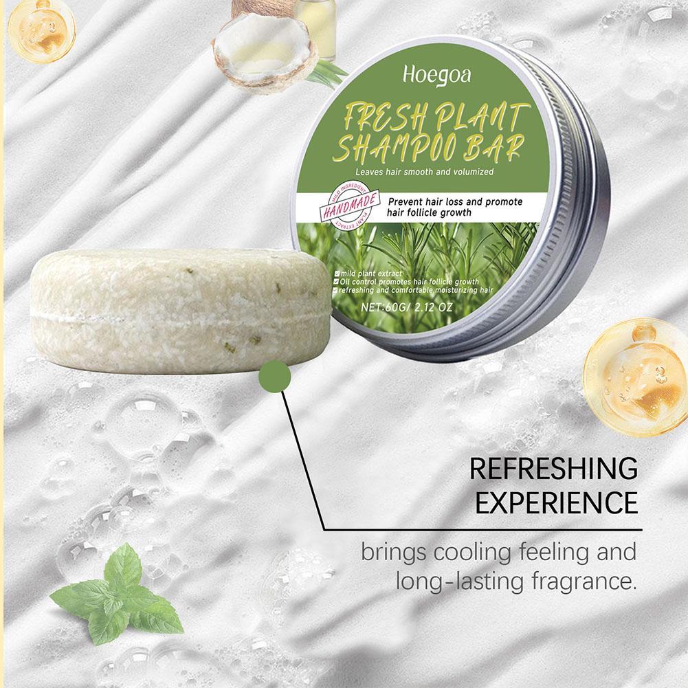Rosemary Shampoo Bar For Hair Growth Anti Hair Loss Biotin Volumizing Hair Soap Strengthening Thickening Scalp Treatment 100g