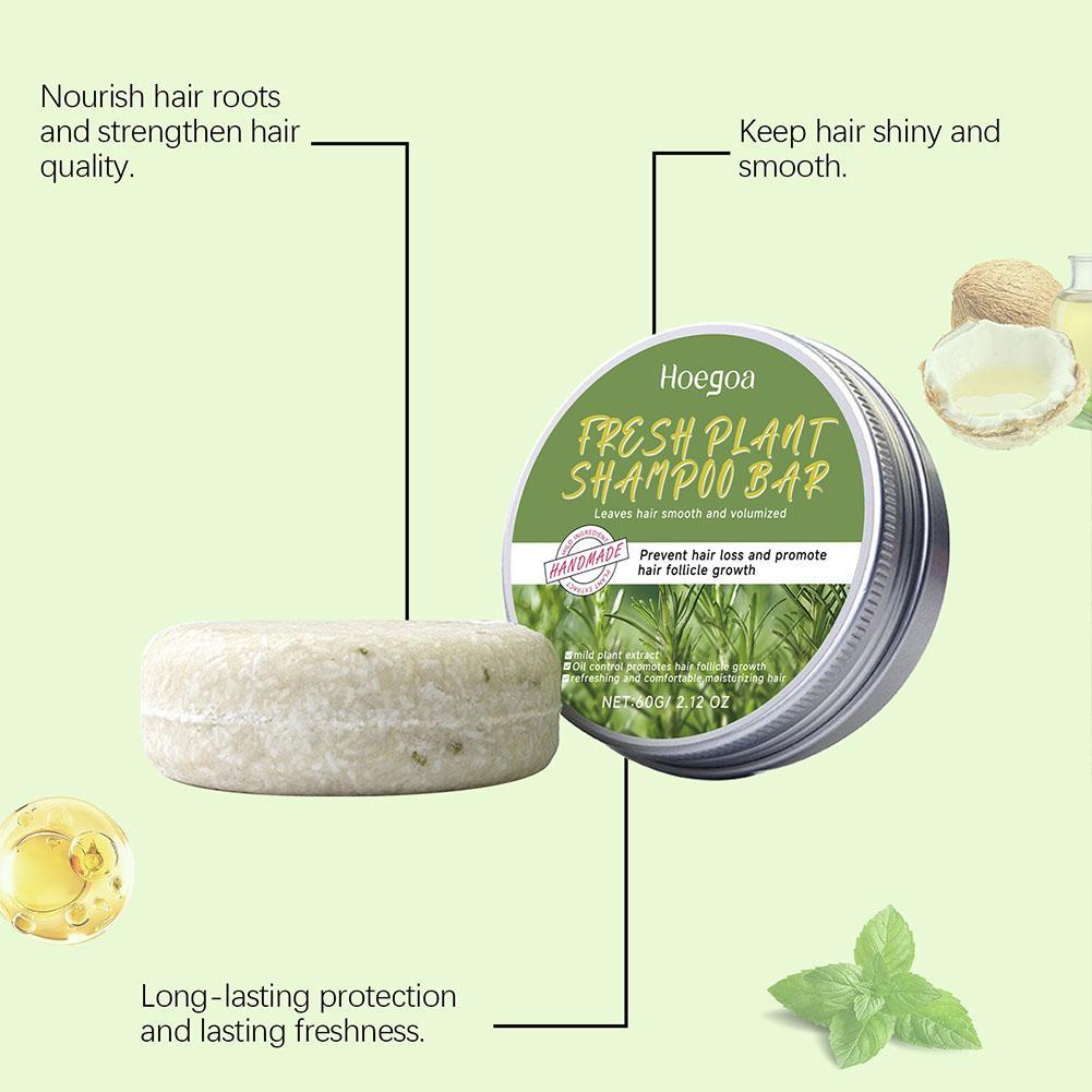 Rosemary Shampoo Bar For Hair Growth Anti Hair Loss Biotin Volumizing Hair Soap Strengthening Thickening Scalp Treatment 100g