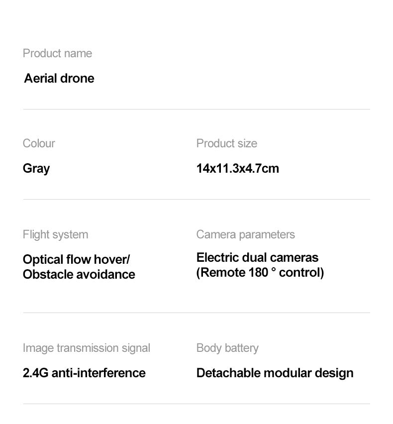 Mini 4K Camera Drone - Foldable Obstacle Avoidance Quadcopter Tidesmit