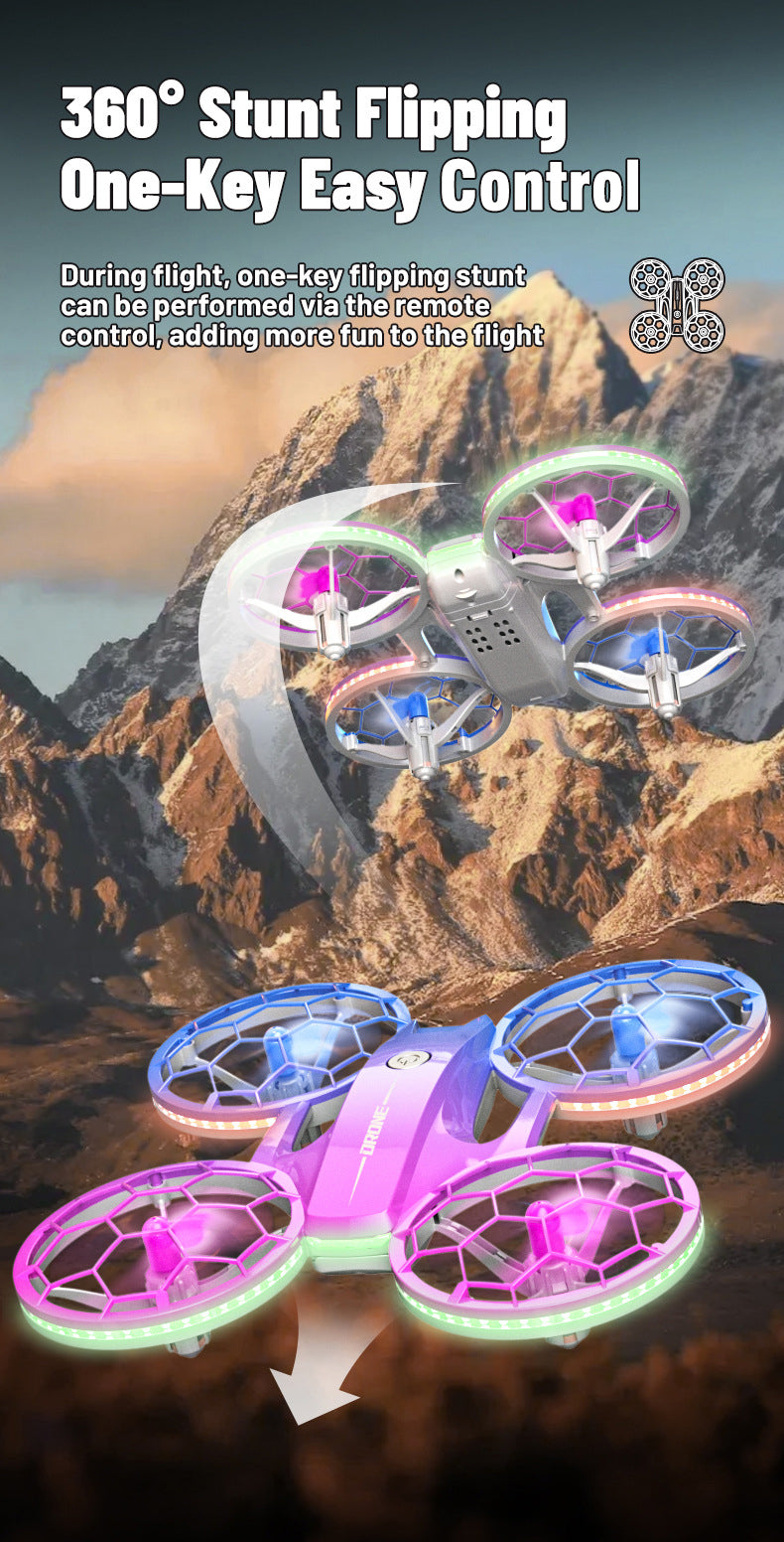 Mini Racing Drone H127 with Altitude Hold & 360 Flips - Violet Tidesmit