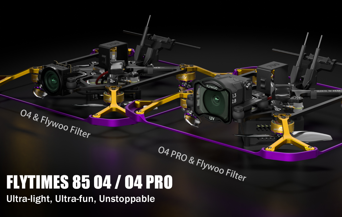 Flywoo Flytimes 85 HD O4 Pro: 2S Micro Racing FPV Drone Tidesmit