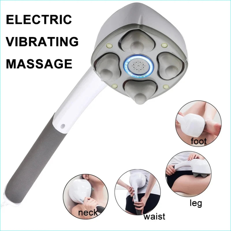 Electric Neck Massager: 4-Head Deep Tissue Wellness Tool (220V) Relaxation Treatment Tidesmit