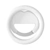 Rechargeable Mini Ring Light with Adjustable Clip Unblocked Screen Lamp for Phone Fill Beauty Lighting Made of Durable Plastic White 10cm 10cm|Ring Lights|TBD06045213 Tidesmit