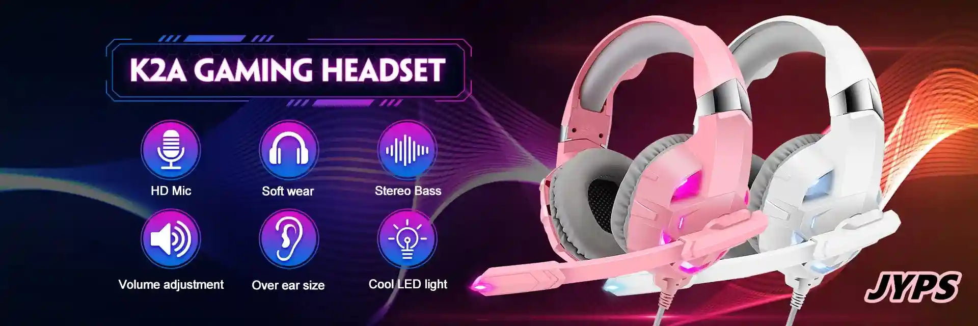 Wired Gaming Headphones with Mic - Over-Ear Noise-Cancelling Headset Tidesmit