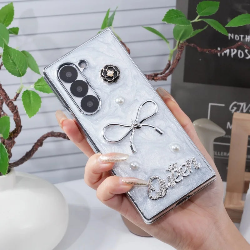 Dispensing Bow Glass Screen Protector Phone Case for Samsung Galaxy Z Fold 7/6/5/4 Tidesmit