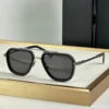 2026 New Design Luxury UV400 Pilot  Sunglasses Women's Square Glasses and Men's Titanium Metal Frame Durable and Stylish