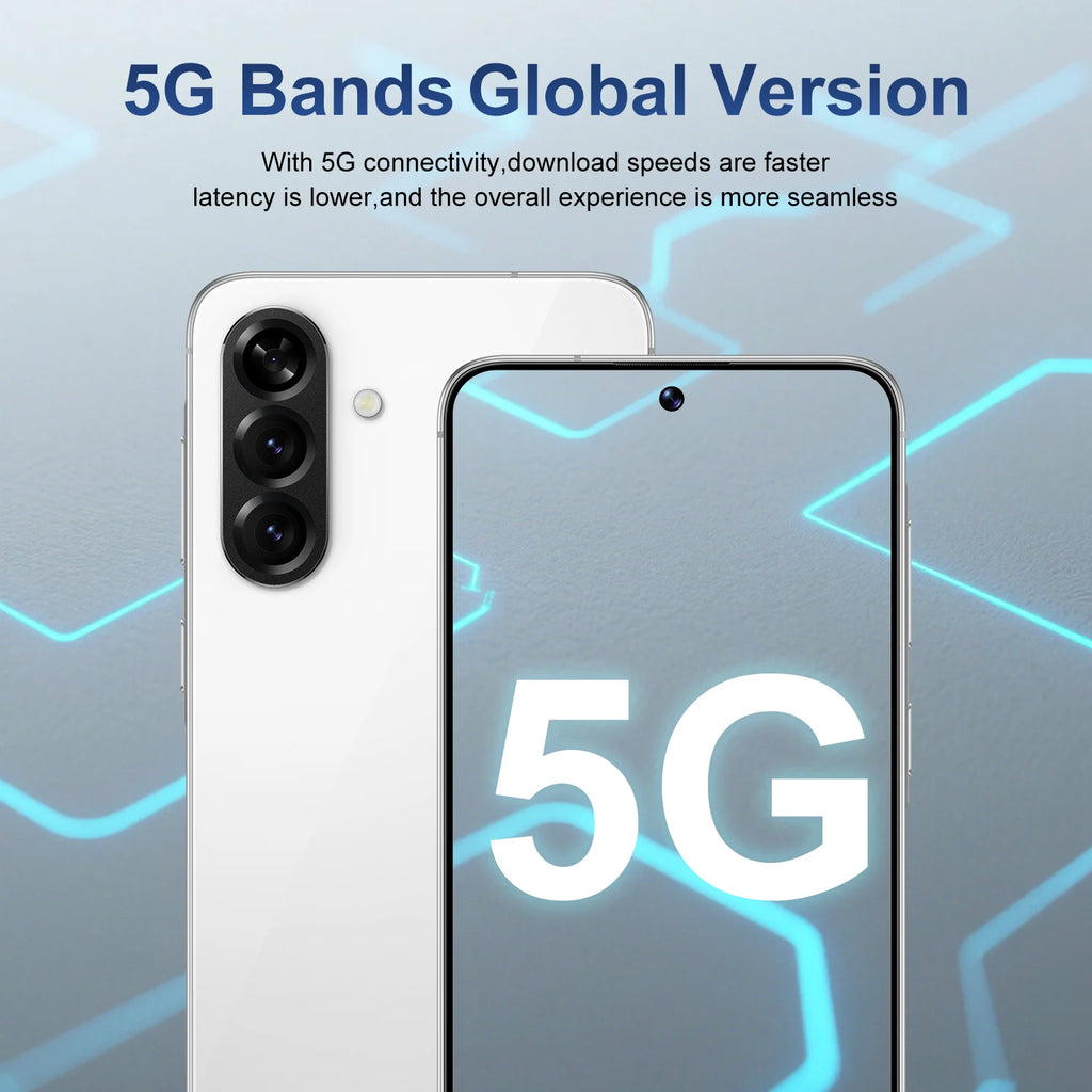 Tidesmit 5G Smartphone, 7.3 Inch AMOLED, 16GB RAM, 1TB Storage Tidesmit