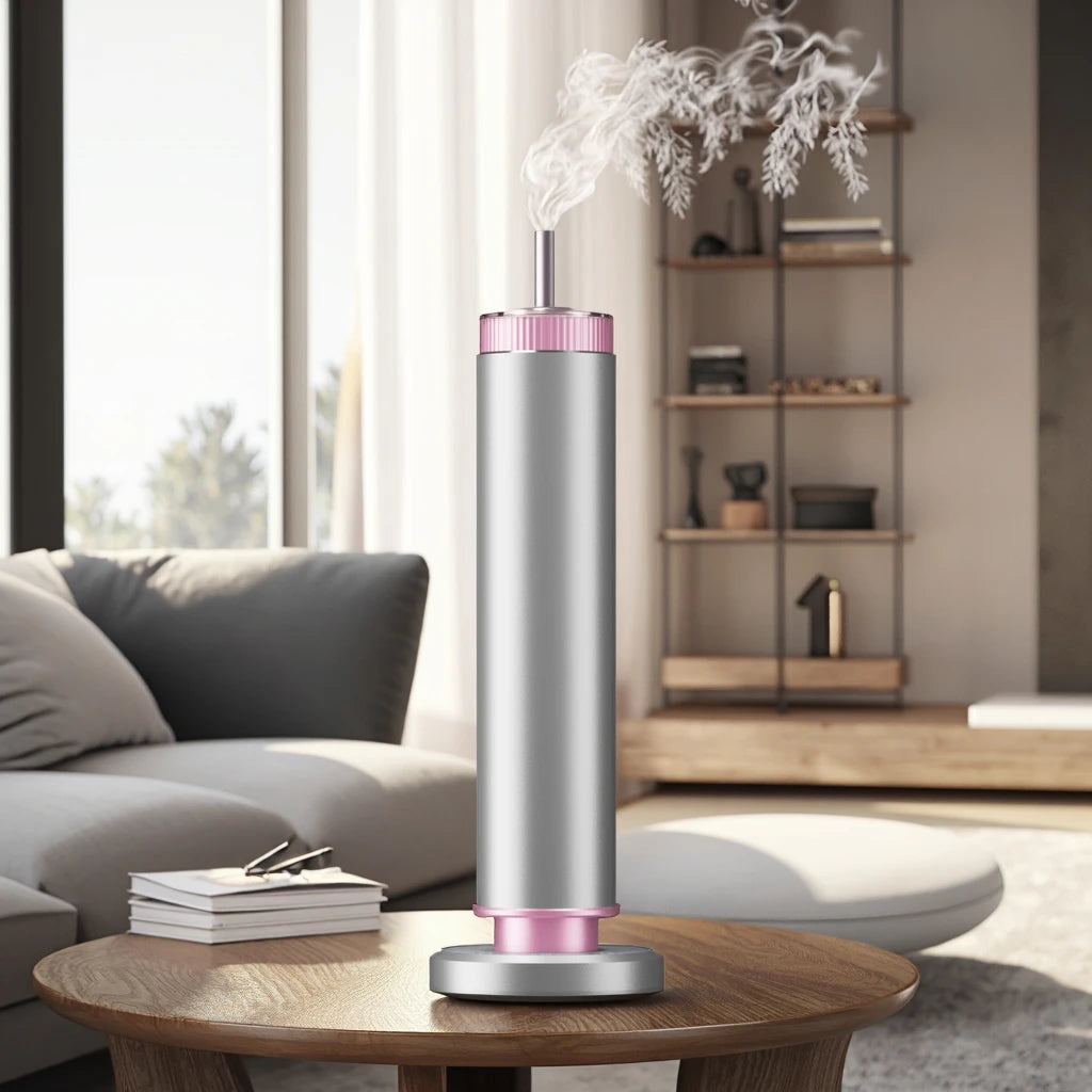 Newest Aroma Diffusers Silent Luxury Tower Type Essential Oil Nebulizer Aromatherapy Scent Machines with Anti-Leakage Design Tidesmit
