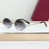 Dropshipping Luxury Sunglasses CT High End Rimless SunGlasses for Retailers Trendy Anti Glare Eyewear for Street Style With Logo
