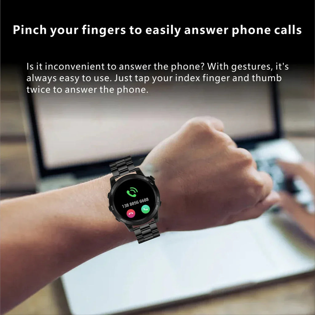 New S70 Max Smart Watch 1.62inch AI Voice BT Call Wireless Charging Sport Fitness Tracker Smartwatch NFC Payment GPS Navigation - Tidesmit