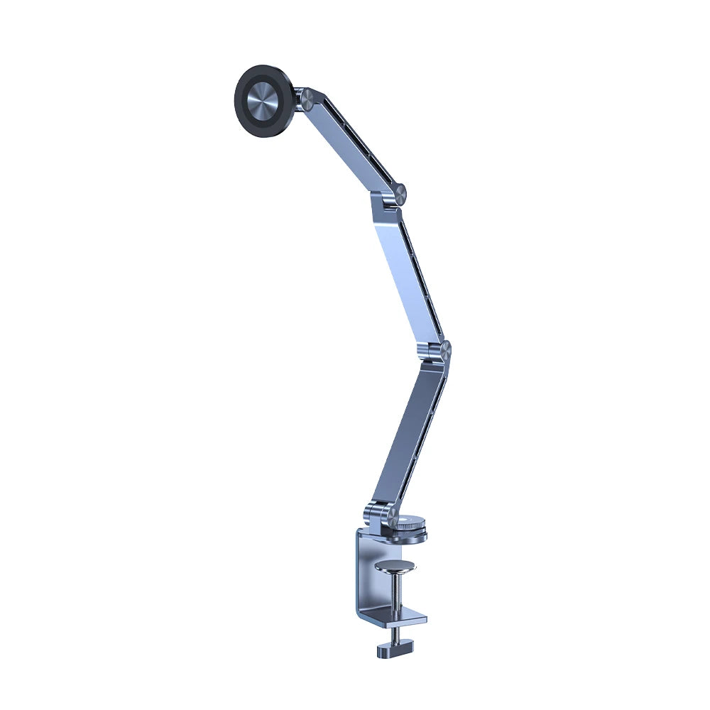 Feixiang X62 Aluminum Mini Magnetic Holder Flexible Mechanical Click & Fold for Desk Usage Tidesmit