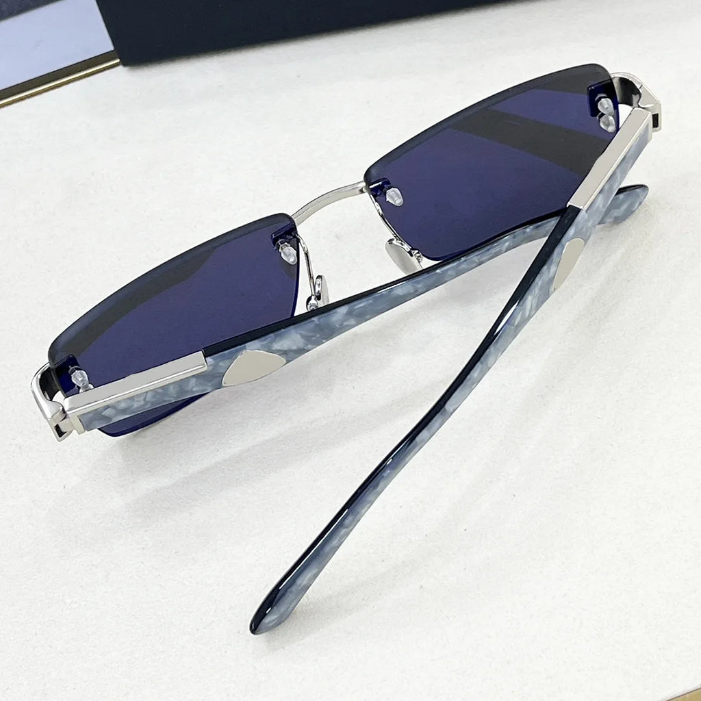 European American Fashion Cross-Border Sunglasses Light Luxury Casual Square Home Frameless Holiday Trendy Style for Men Women