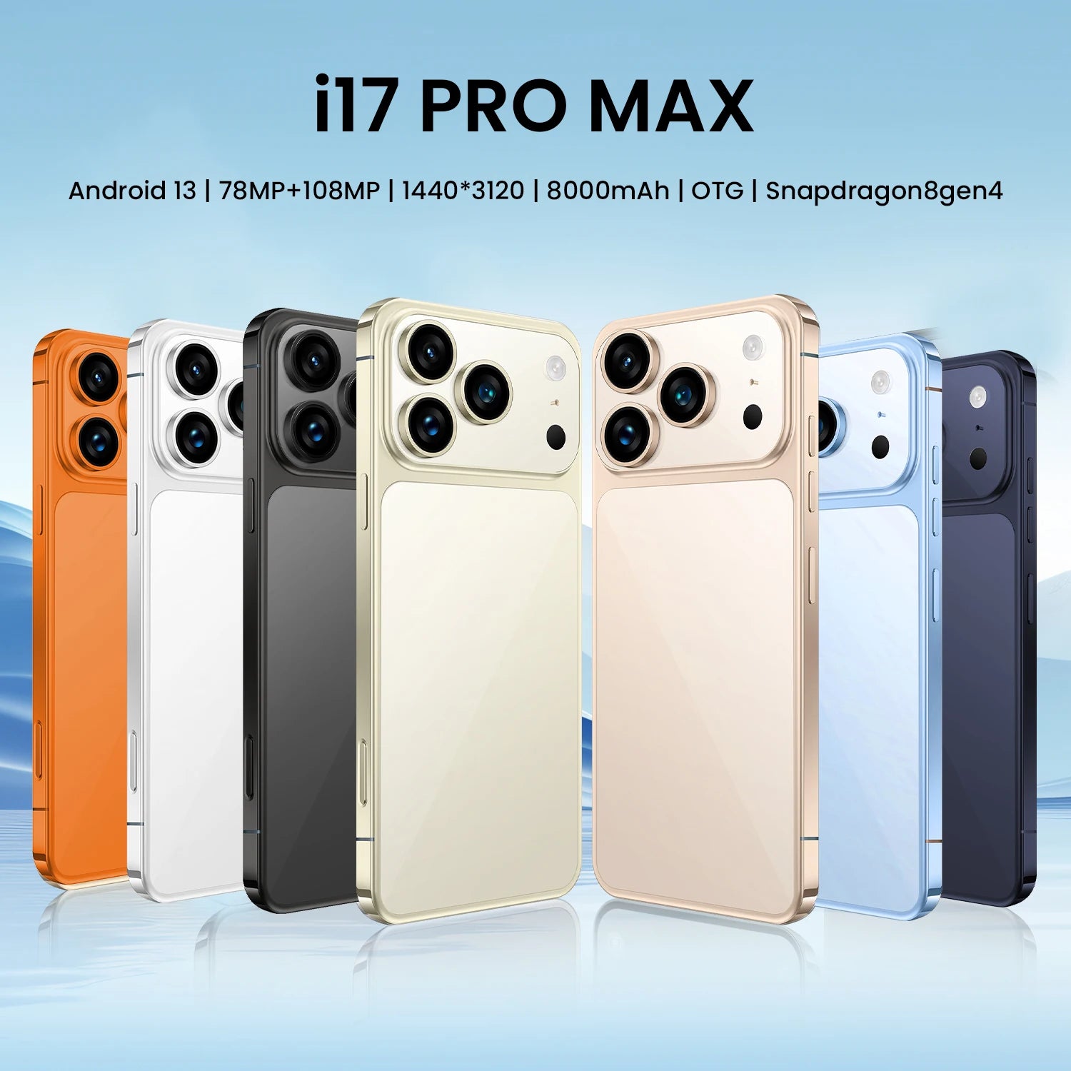 Tidesmit 5G Smartphone: 1TB Storage, 16GB RAM, 7.3 Inch AMOLED Tidesmit