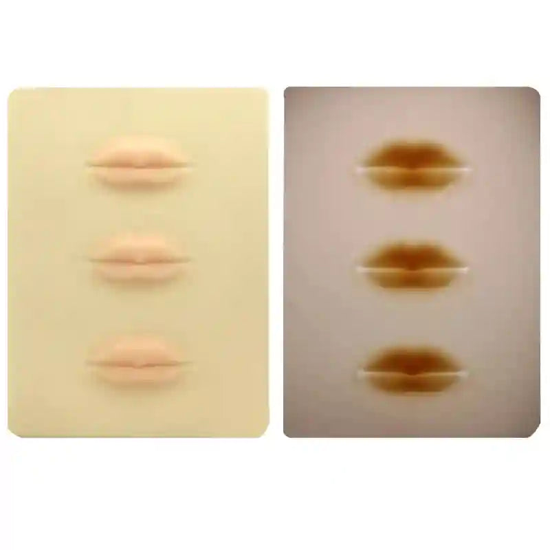 3D Lip Practice Skin for Microblading – Realistic Latex Training Mat Permanent Makeup Machines Tidesmit