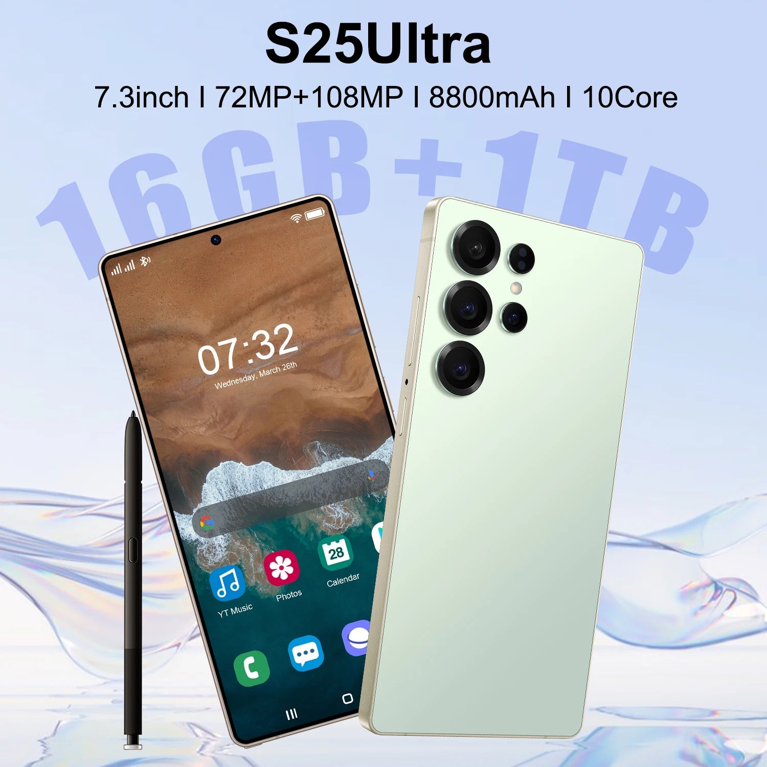 S25 Ultra 5G Smartphone 512GB - Gray, Unlocked Dual SIM Android Mobile Tidesmit