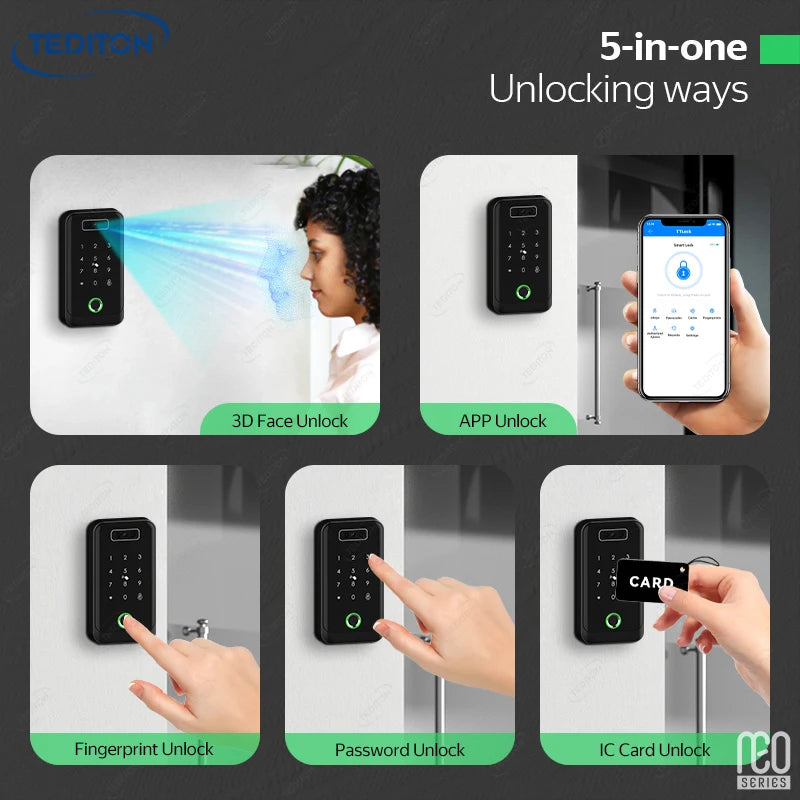Waterproof Other Access Control Products Keypad Biometric Door Access Control Security Kit Nfc Rfid Card Access Control System Tidesmit