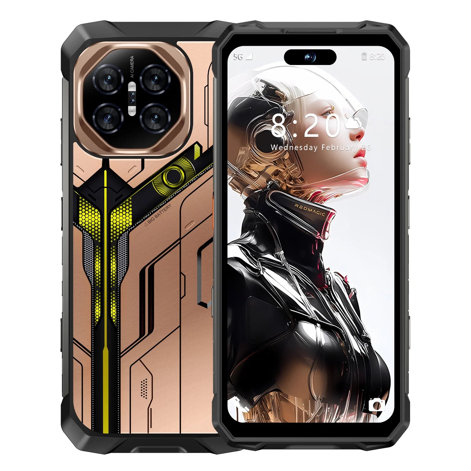Tidesmit X27 Ultra 5G Android smartphone featuring 7.2 inch HD display, 16GB RAM, 1TB storage, and dual SIM.