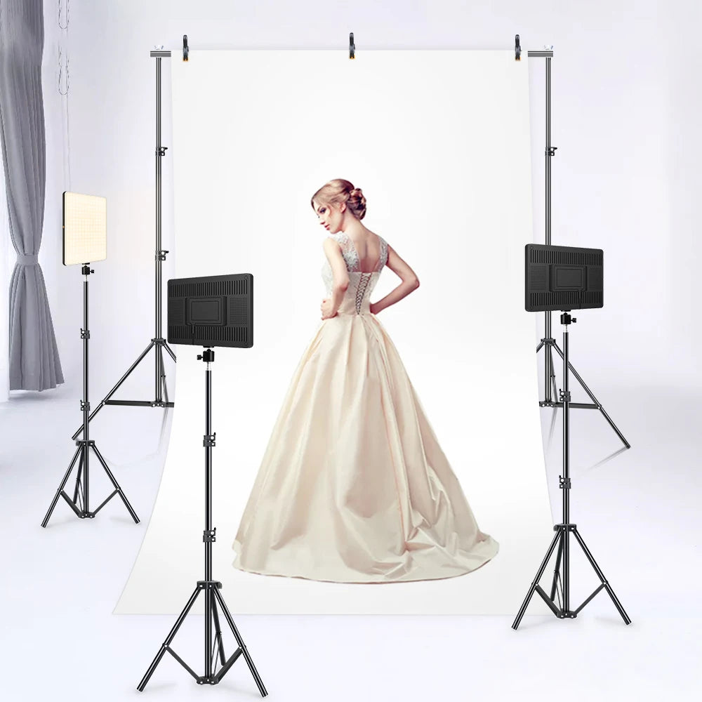 LED Video Light Panel for Content Creation - Adjustable Color Temp Tidesmit