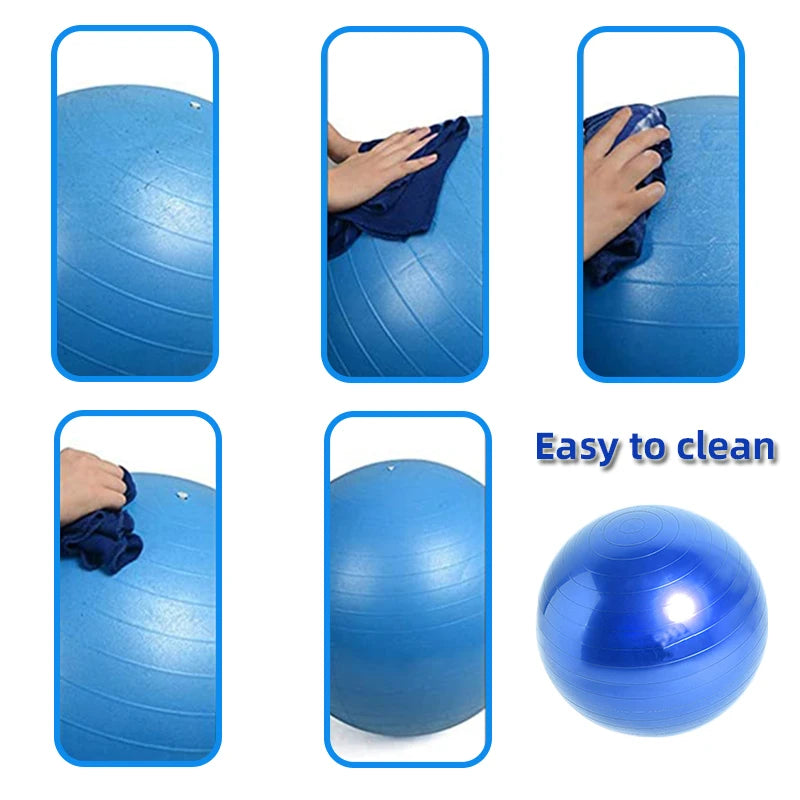 Pvc Yoga Balls 75cm Workout Exercise Ball for Midwifery Gym Ball Fitness Accessories Calisthenics Equipment Leg Massager Tidesmit