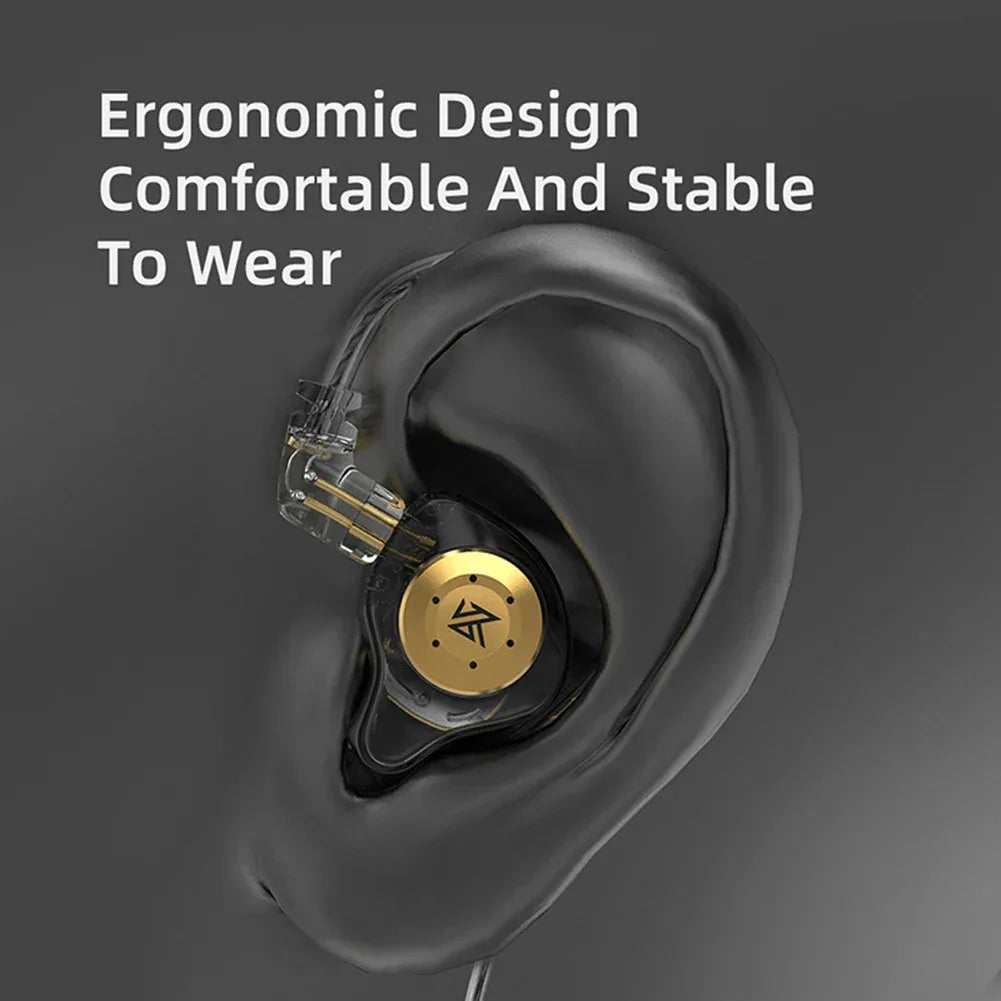 Wired Bass Sport Earbuds with Mic | Tidesmit Noise Cancelling Headset Tidesmit