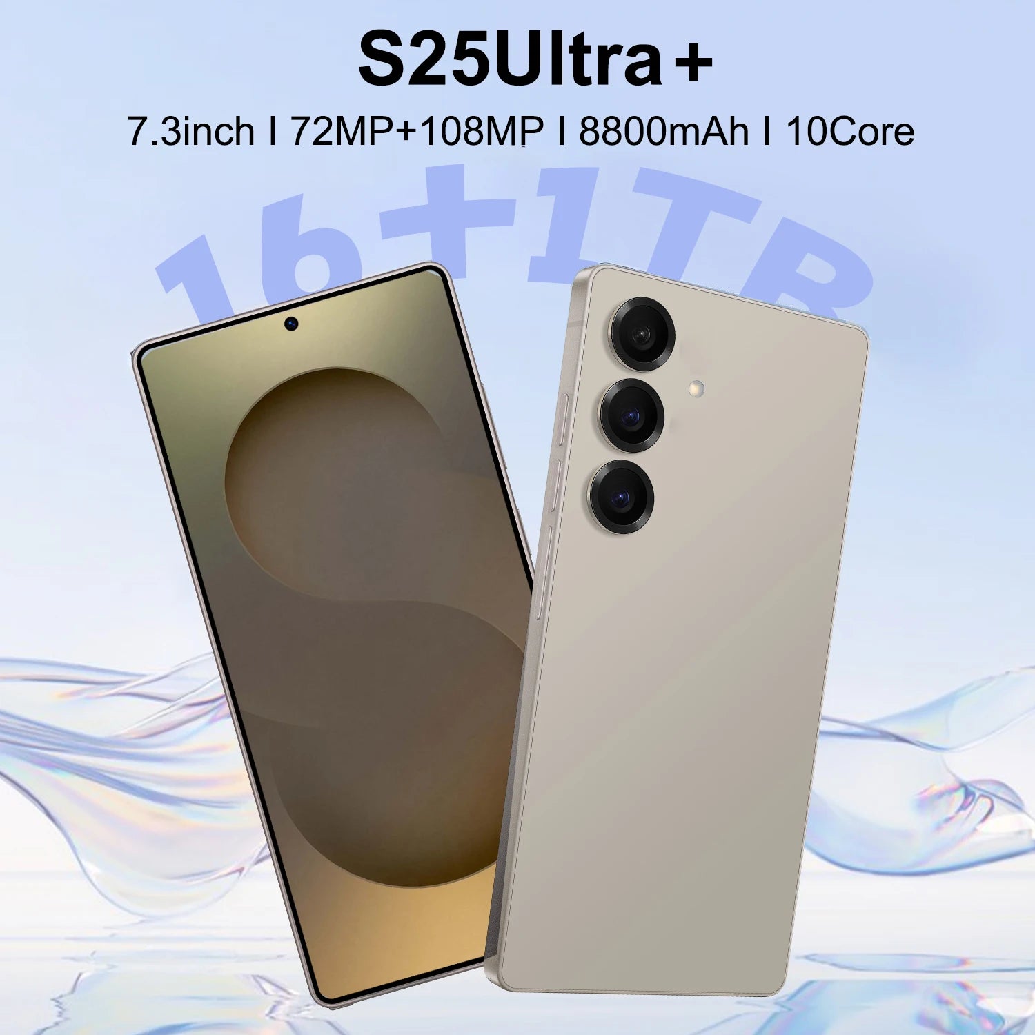 5G Smartphone 1TB 16GB RAM Unlocked Dual SIM Gray - Tidesmit Gray 16g 1TB Tidesmit
