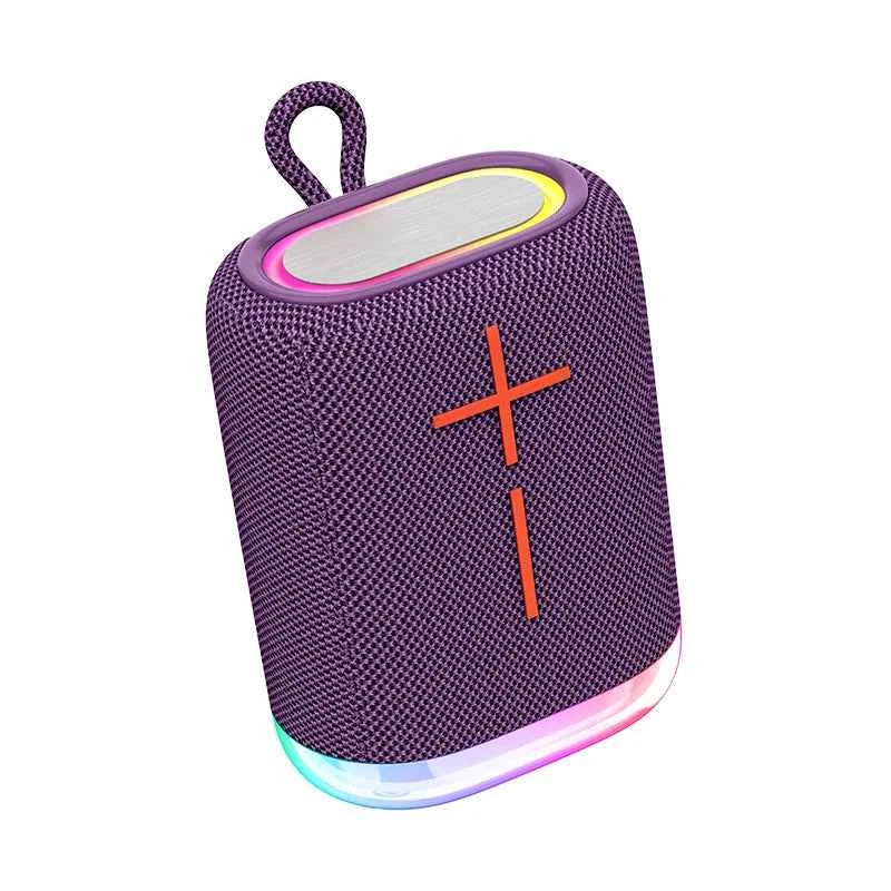 High-Fi Power Home Audio Theatre System Super Bass Active Round Led Powered Mini Portable Wireless Subwoofer Speaker Party Purple My Store