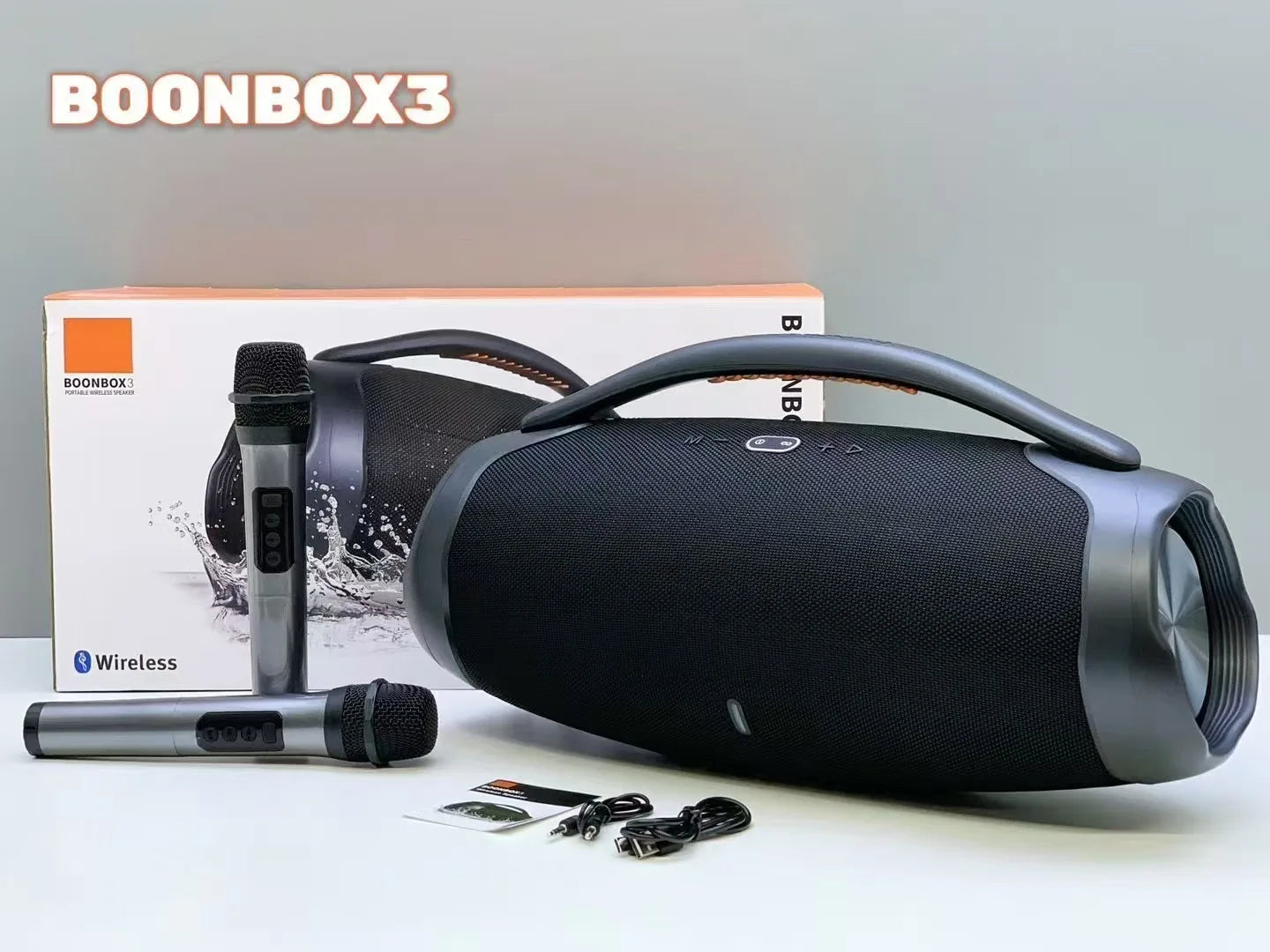 Extra Large 50CM 80W J-BL BOOMBOX3 Outdoor Portable Speaker with Heavy Bass Wireless Bluetooth Music and Long Battery Life My Store