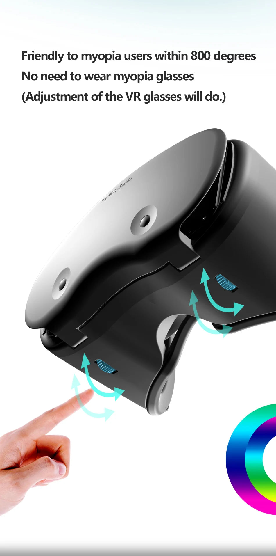 VR Headset for Smartphones: Immersive 3D Glasses for Spatial Experiences Tidesmit