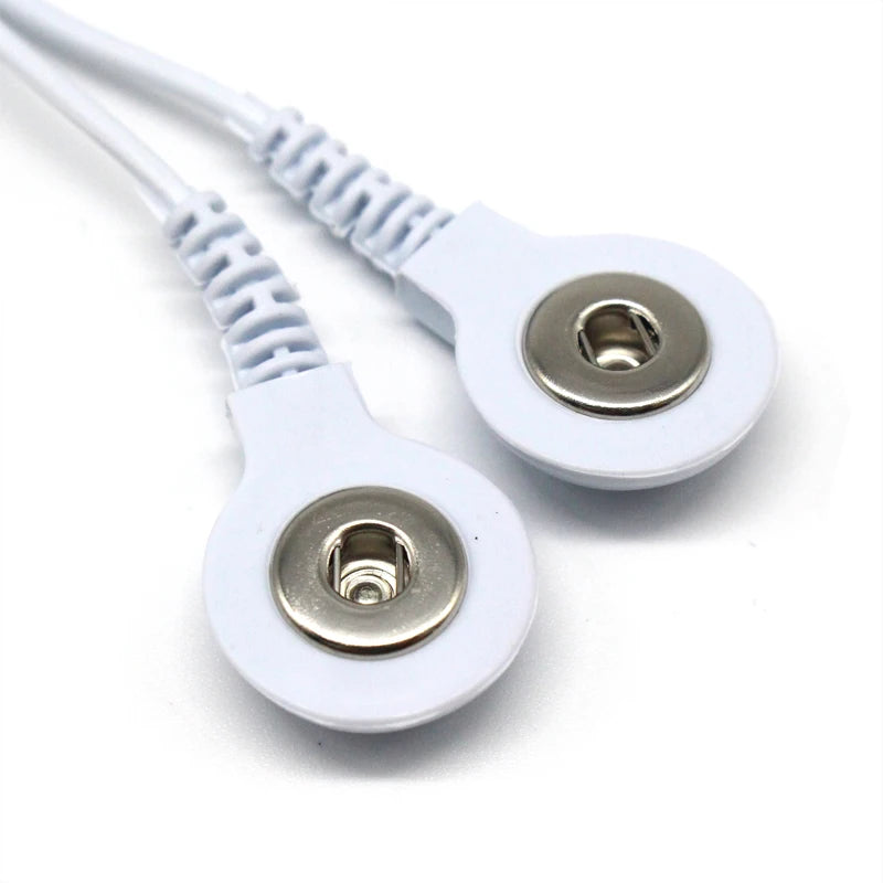 TENS Unit Lead Wire Replacement Cable for Electric Massagers Body Shaping Massage Equipment Tidesmit