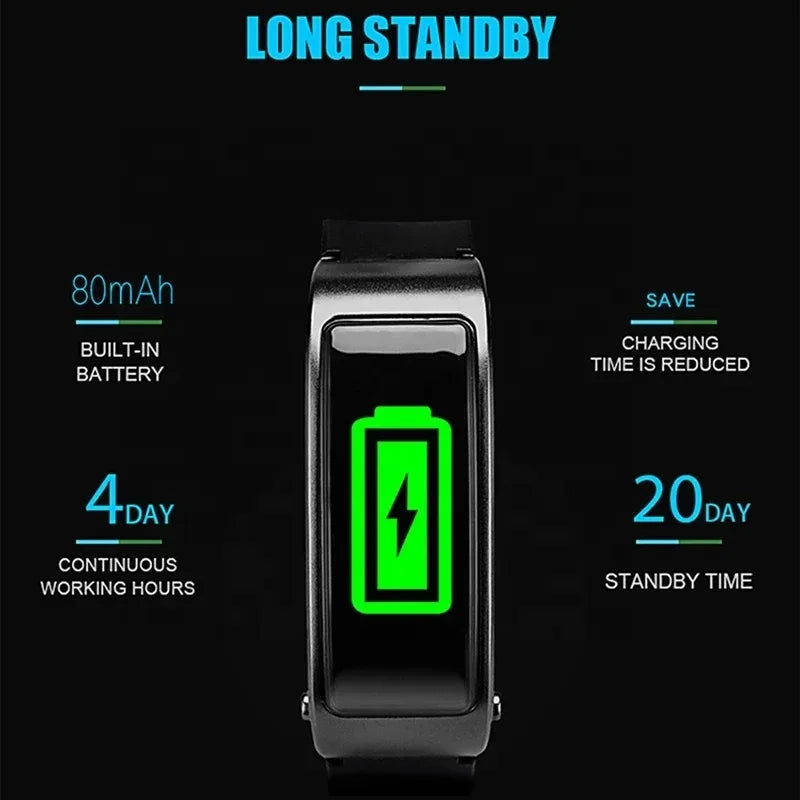 Cheap Smart Watch 2 in 1 Y3 Plus Band Health Tracker Pedometer Fitness Headphones Bracelet Wristband with Earbuds and Earphone - Tidesmit