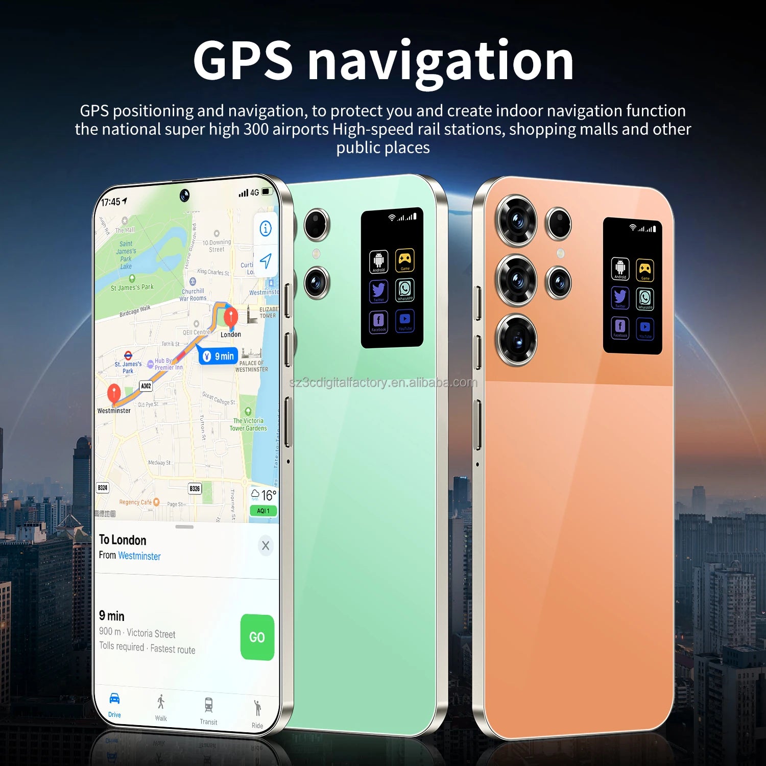 Global Version Mobile Phone S26 Ultra Supports 3G/4G/5G Dual SIM Android 14 16GB+1TB Smartphone for S26 Ultra Tidesmit