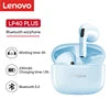 Lenovo LP40 Plus Bluetooth Earphones Wireless Headset Noise Reduction Headphones 230mAh HiFi Stereo Sports Earbuds With Mic LP40 Plus Blue LP40 Plus Tidesmit
