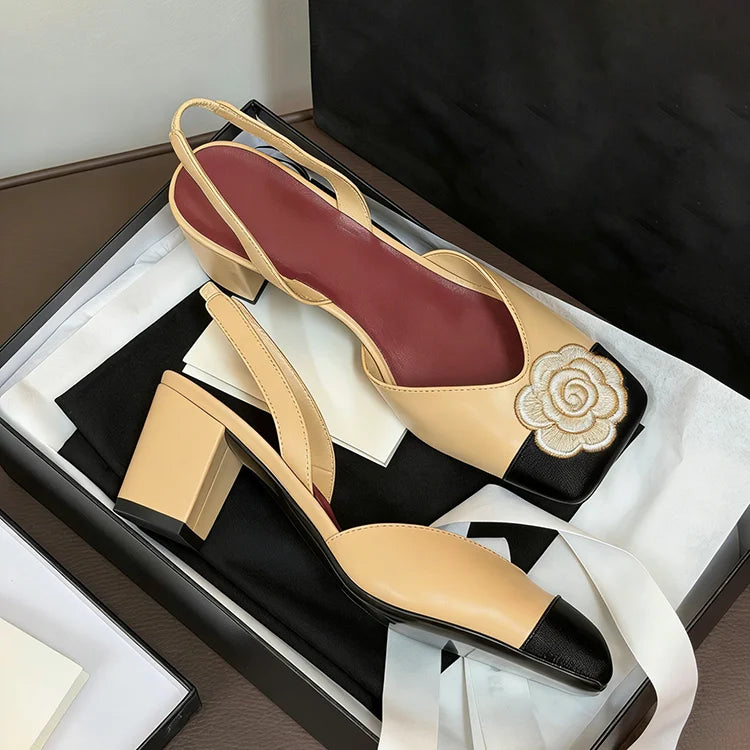 Luxury CC Style Designer Shoe Women for Women New Styles Women's Flat Shoes Loafers Shoes for Women Lady Shoe Slingback Pumps