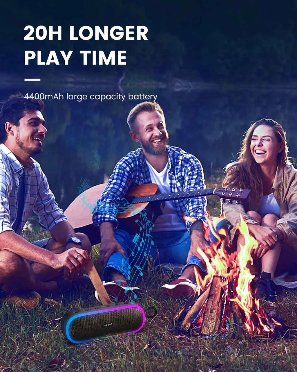 A15 PRO 20W Wireless for Bluetooth Speaker Portable IPX7 Waterproof RGB Lights 24 Hours Playtime TWS for Outdoor and Computer Us My Store