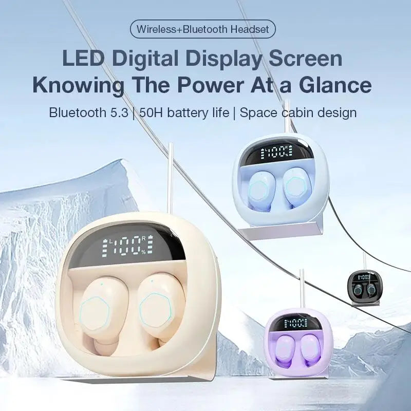 Hot Sale Wireless Sports Earphones M41Music Gaming Earphones TWS Binaural Touch Power Display In-Ear Earbuds Earphones Tidesmit