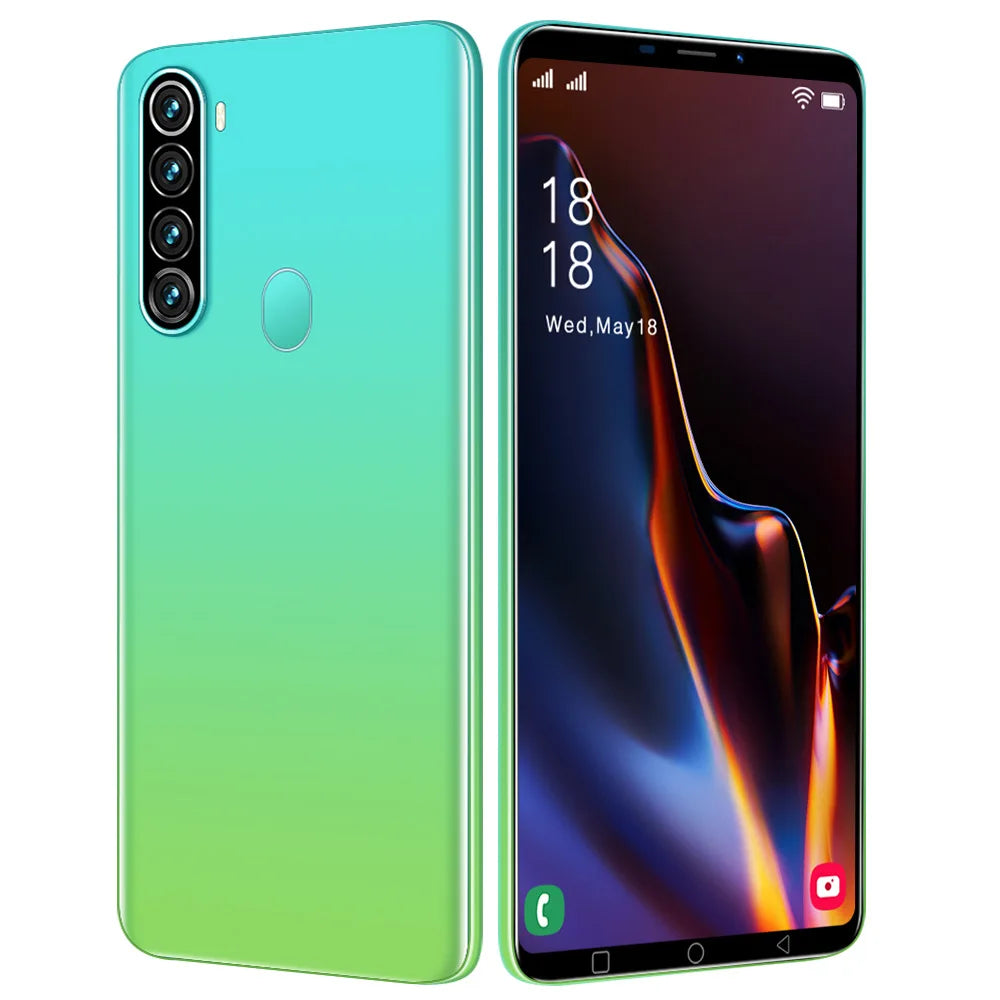 New Low-price Note80 HD 5.1-inch Full Screen 3G Mobile Phone E-commerce Cheap Smart Phones Made in China Green 1g 16 GB Tidesmit