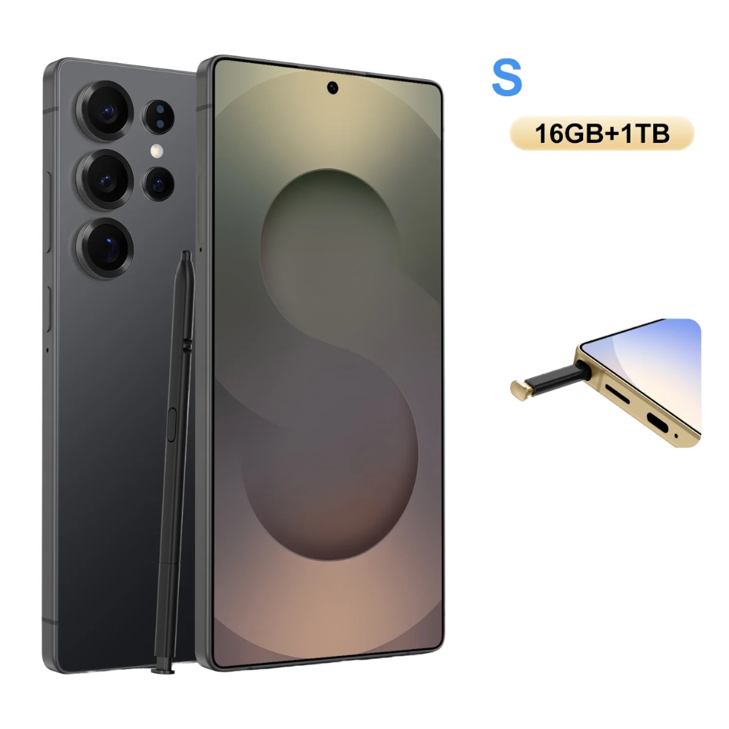 S25 Ultra 16GB 1TB 5G Smartphone - AMOLED Dual SIM Unlocked Tidesmit
