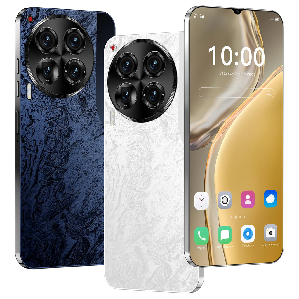 Tecno Camon 30 Pro 5G Android 14 smartphone featuring LED display, face unlock, and multi-language support.