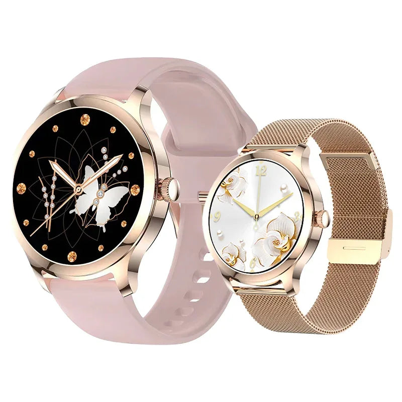 LW92 Smart Sports Watch Stainless Steel Band for Bluetooth Calling IOS Android App Control Sleep Tracker Menstrual Reminder - Tidesmit