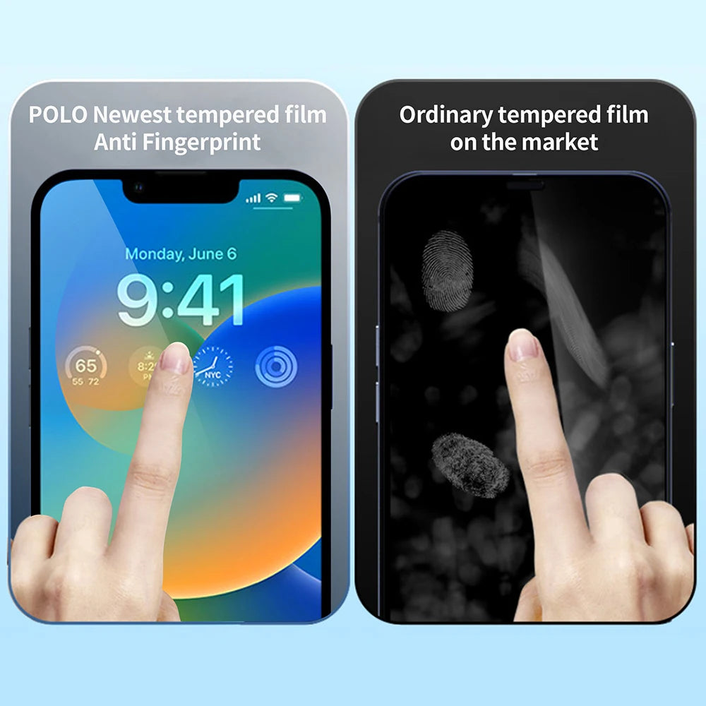 Grade AAA HD Clear Tempered Glass Screen Protector for iPhone 14 3D Radiant Mobile Phone Film Tidesmit