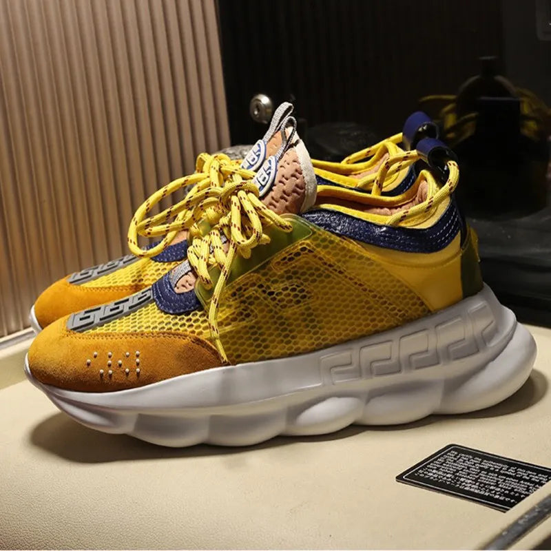 Designer Fashion Men's & Women's Luxury Casual Sneakers Retro Style Running Walking Shoes for Summer High Quality Tenis Zapatos
