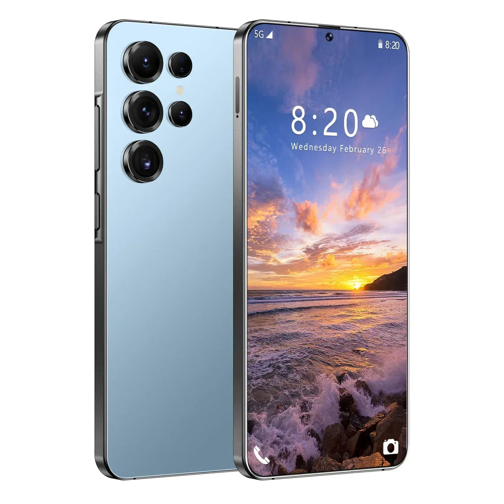 Smart Phone 2025 Cellphone S25 Ultra 7inch Unlocked Dual Card 5G Phones Android 14.0 Mobile Phones Tidesmit