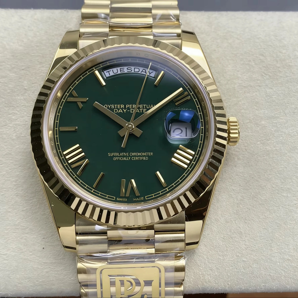 Super Quality Waterproof Mechanical Watch 41mm PPM Factory 904L Steel 3255 Movement 228238 Weighted 208g Green Watch President