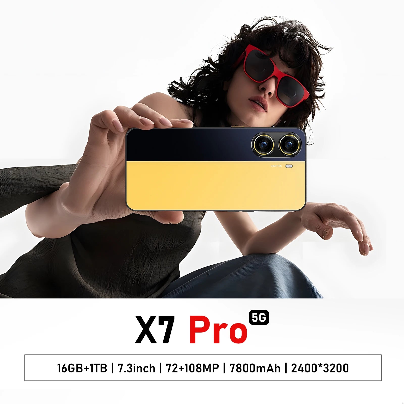 Tidesmit 5G Smartphone, 1TB Storage, 16GB RAM, 108MP Camera Tidesmit