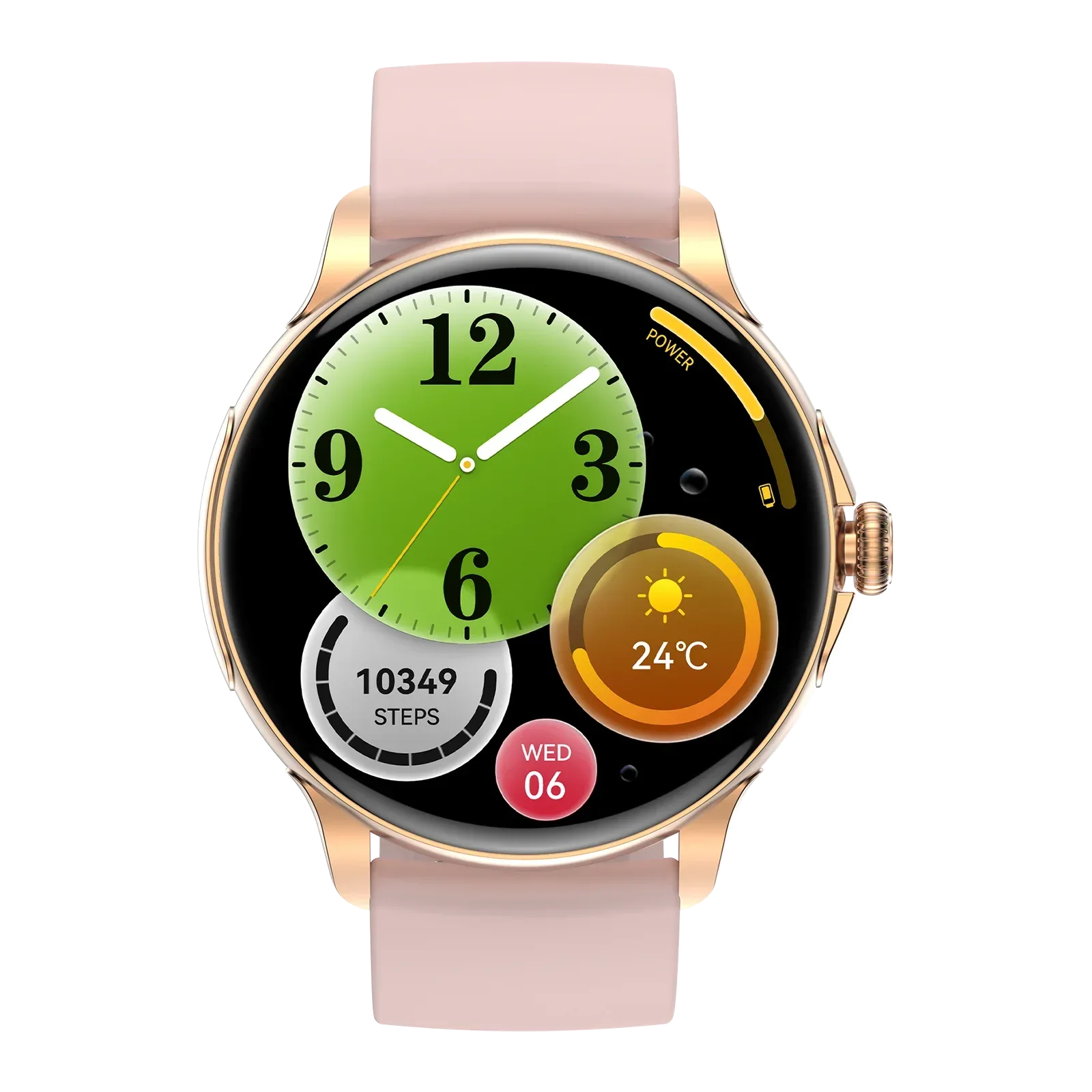 HK49 Fashion for Bluetooth Smart Watch Fitness Tracker AMOLED Screen Waterproof Heart Rate Monitor Magnetic Activity Tracker - Tidesmit