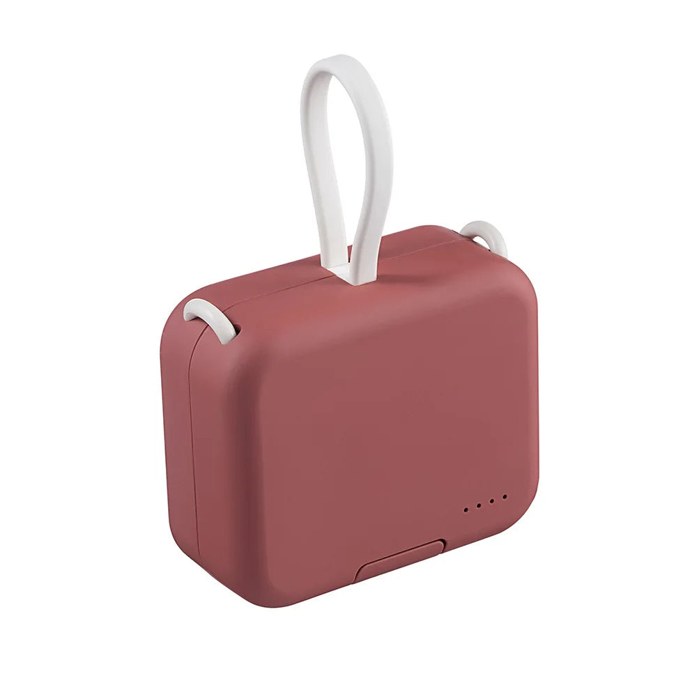Power bank charger-Battery Charging Case Handbag Clip Power Bank Back Clip Portable Mini Powerbank 4000mah Tidesmit