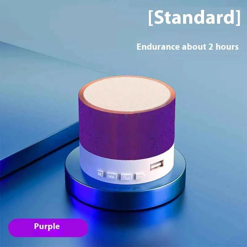 Upgrade Mini Portable Bluetooth Speaker RGB Light USB TF Card Reader Stereo MP3 Speaker for Home Atmosphere Desktop My Store