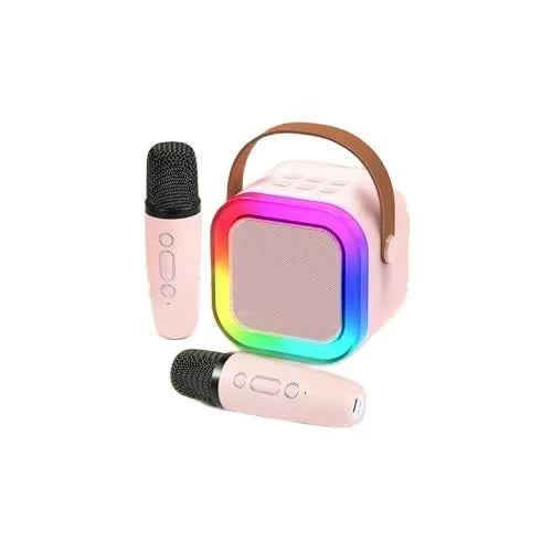 Portable RGB Wireless Microphone Karaoke Speaker with HIFI BT Mini Design for Home and Outdoor Parties My Store